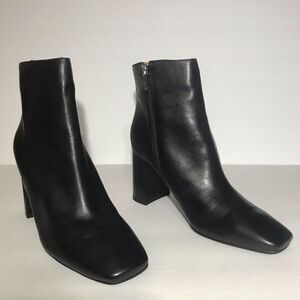 Marc Fisher Fellie Leather Ankle Boots